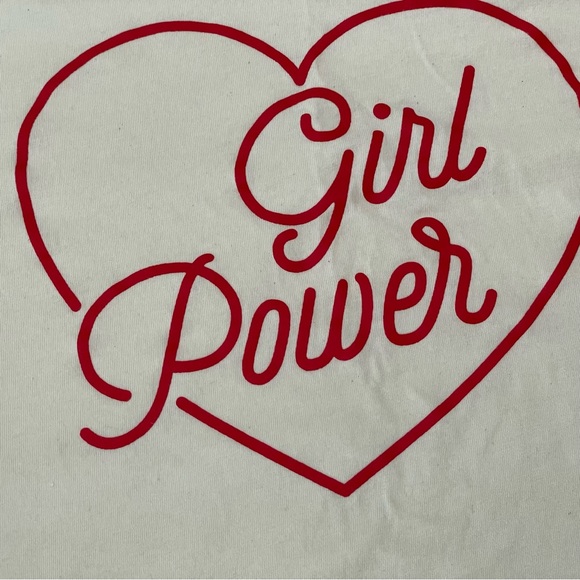 GIRL POWER - Women's Natural White Organic Tee *Mama&Me* - Picture 2 of 4